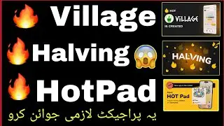 Hot Mining Halving & Join village || Project of Near Protocol | Near wallet | Here wallet