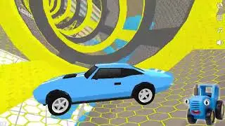 СИНИЙ ТРАКТОР ИГРОВОЙ МУЛЬТИК ПРО МАШИНКИ ДЛЯ ДЕТЕЙ