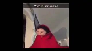 When you stub your toe, with HL SFX