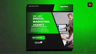 Instagram Post Design Tutorial in Illustrator | Step-by-Step for Beginner 2025 #illustratortutorial