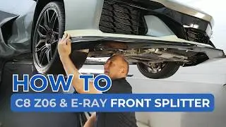C8 Corvette 2023+ Z06 & E-Ray Front Splitter | Installation Guide | ACS Composite | 50-4-158