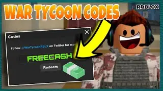 War Tycoon CODES! - Roblox December 2023