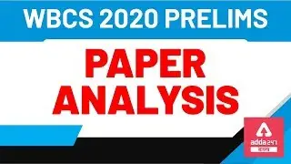 WBCS PRELIMINARY EXAM 2020 PAPER ANALYSIS ENGLISH APURVA SIR