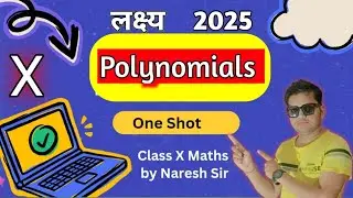 Polynomials Class 10 One Shot | Maths Class 10 Chapter 2| Class 10th Maths | H4STUDY by Naresh Sir
