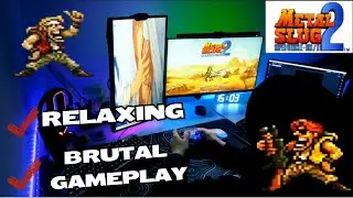Relaxing While Embracing the Chaos of Metal Slug 2's Brutal Gameplay! #MetalSlug2 #runandgun