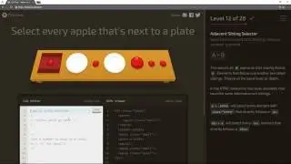 Practicing CSS Selectors in CSS Diner Game