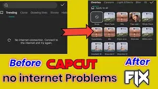 How to fix no internet connection problem on capcut pro application |capcut pro internet problem fix