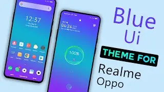 Blue UI theme for Realme UI and all Oppo mobiles
