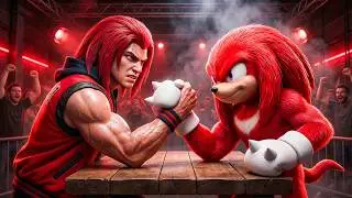 Testing SONIC Characters' Strength IN REAL LIFE! 💪🏋️‍♂️🎵 (Knuckles & Shadow Match)