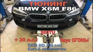 BMW X6M f86 Даунпайпы Downpipe + катализаторы Sport GESI HO 300 cell Euro-5