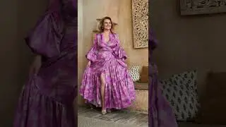 Шелковое платье с запахом «Версаль Роза» 🩷