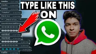 How to change whatsapp font style | 😀 WITHOUT ANY EXTERNAL APP🔥🤫