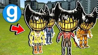 Brand New Bendy FNAF 4 Nightmare Heads! Bendy and The Ink Machine Garry's Mod Sandbox