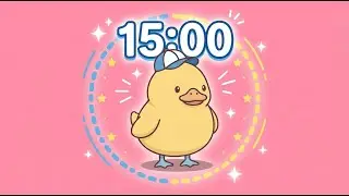 15 Minute Timer 🦆 Study Timer for Classroom Focus