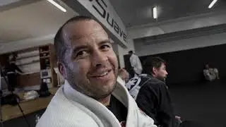 16 years old danish blue belt rolls with BJJ legend Leo Vieira!