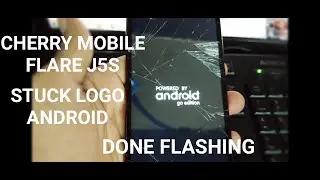 CHERRY MOBILE FLARE J5S STUCK LOGO ANDROID//DONE REPROGRAM//FLASHING BY NCK RONGLE CRACK