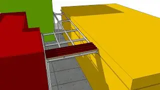 3D tettoia. (Sketchup)