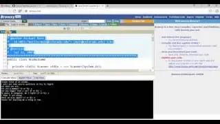 Компилятор Java онлайн (browxy.com)