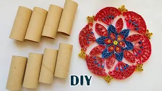 You Only Need a Few Toilet Paper Rolls 🧻| Easy Wall Decoration DIY Crafts