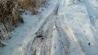 Нива , катаюсь, первый день зимы.
