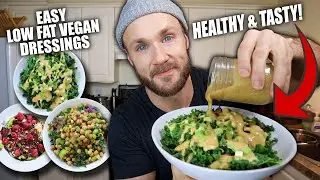 3 LOW FAT VEGAN SAUCES THAT WILL BLOW YOUR MIND💥 (Oil/Gluten Free)