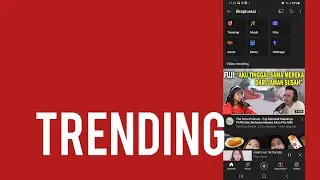 cara melihat trending YouTube versi terbaru