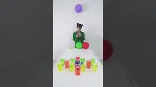 Random Gift Ball Throwing Challenge #Shorts