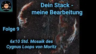 Your stack - my edit: Episode 9 | 6x10 hrs. Narrowband mosaic of the Cygnus Arch by Moritz