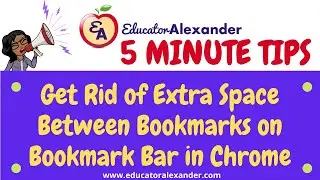 Get Rid of Extra Space Between Bookmarks on Bookmark Bar in Chrome