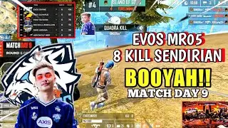 Ncang regi evos mr05 ngamuk bawa evos divine booyah kill banyak | ffml match day 9