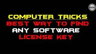 Find Any Software License Key in Windows 7/8/10 Free | Computer Tricks | Gangs Of Coder | 2018