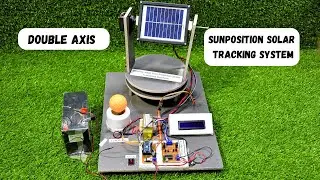 Double axis Sunposition Solar Tracking System || ZerOne Projects