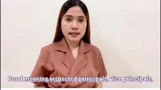 Graduation speech