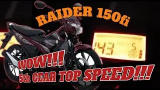 5th GEAR! | Raider 150fi is THE KING