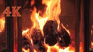 4K FIRE IN FIREPLACE ORIGINAL  video
