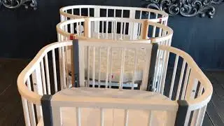 Сравнение моделей круглой кроватки и раздвижной колыбели Pappy от SooHooKids