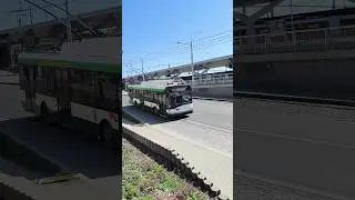 PILSEN | City trolleybus 🚎 near main railway station - 4K 