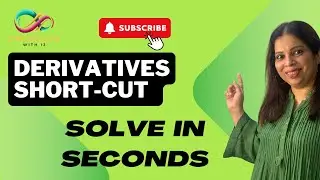 DIFFERENTIATION TRICK  | XII CBSE | JEE | state boards | #calculus #derivatives #shorttricks