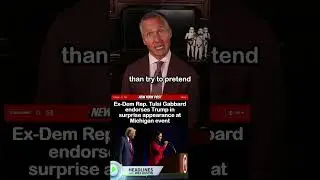 Tulsi Gabbard Endorses Donald Trump at Michigan Event #trump #donaldtrump #tulsigabbard #shorts