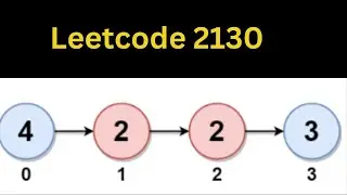 Leetcode 2130 :  Maximum Twin Sum of a Linked List | Two Pointer | Floyed's Tortoise and Hare