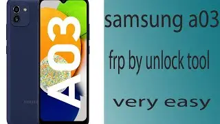samsung a03 android 13 frp bypass one click  by unlock Tool  new methad