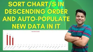 Sort Charts in Descending Order and Auto-Populate New Data In It || @ExcelSujeet