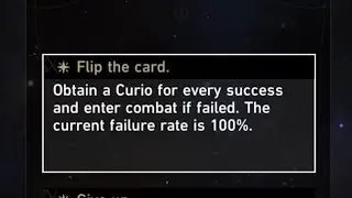 100% failure chance? Twice