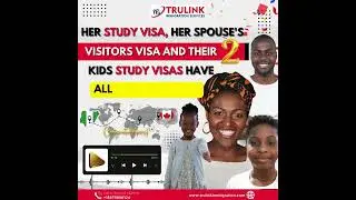 SHE IS COMING TO CANADA WITH HER FAMILY