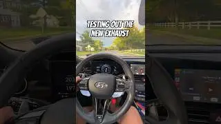 TESTING OUT MY NEW EXHAUST