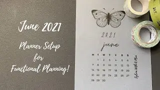 JUNE 2021 BULLET JOURNAL SETUP | FUNCTIONAL PLANNING