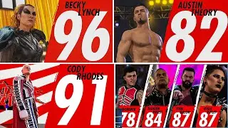 WWE2K23 Roster Ratings Reveal!