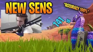 SYMFUHNY'S NEW SENSITIVITY MAKES HIS ACCURACY 100%! FORTNITE DAILY FUNNY & BEST MOMENTS