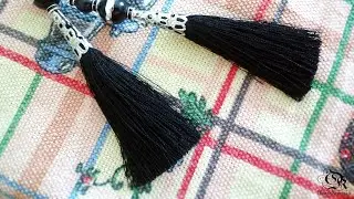 Серьги кисточки своими руками. Мастер-класс
