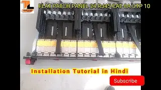 patch panel Legrand FLAT PATCH PANEL 24 RJ45 CAT 8A UTP 10